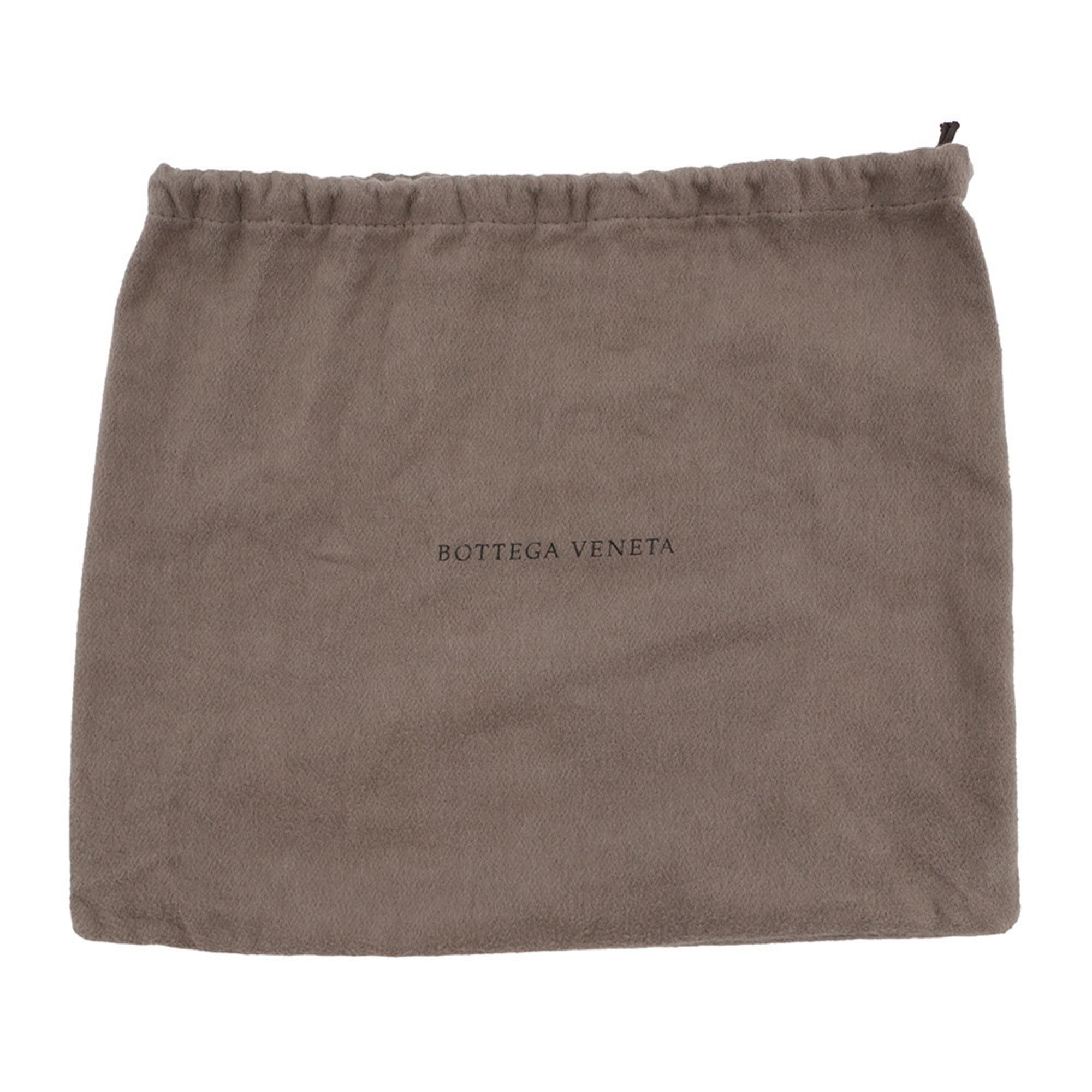 Bottega Veneta Ivory Leather Pouch Shoulder Bag (Pre-Owned)