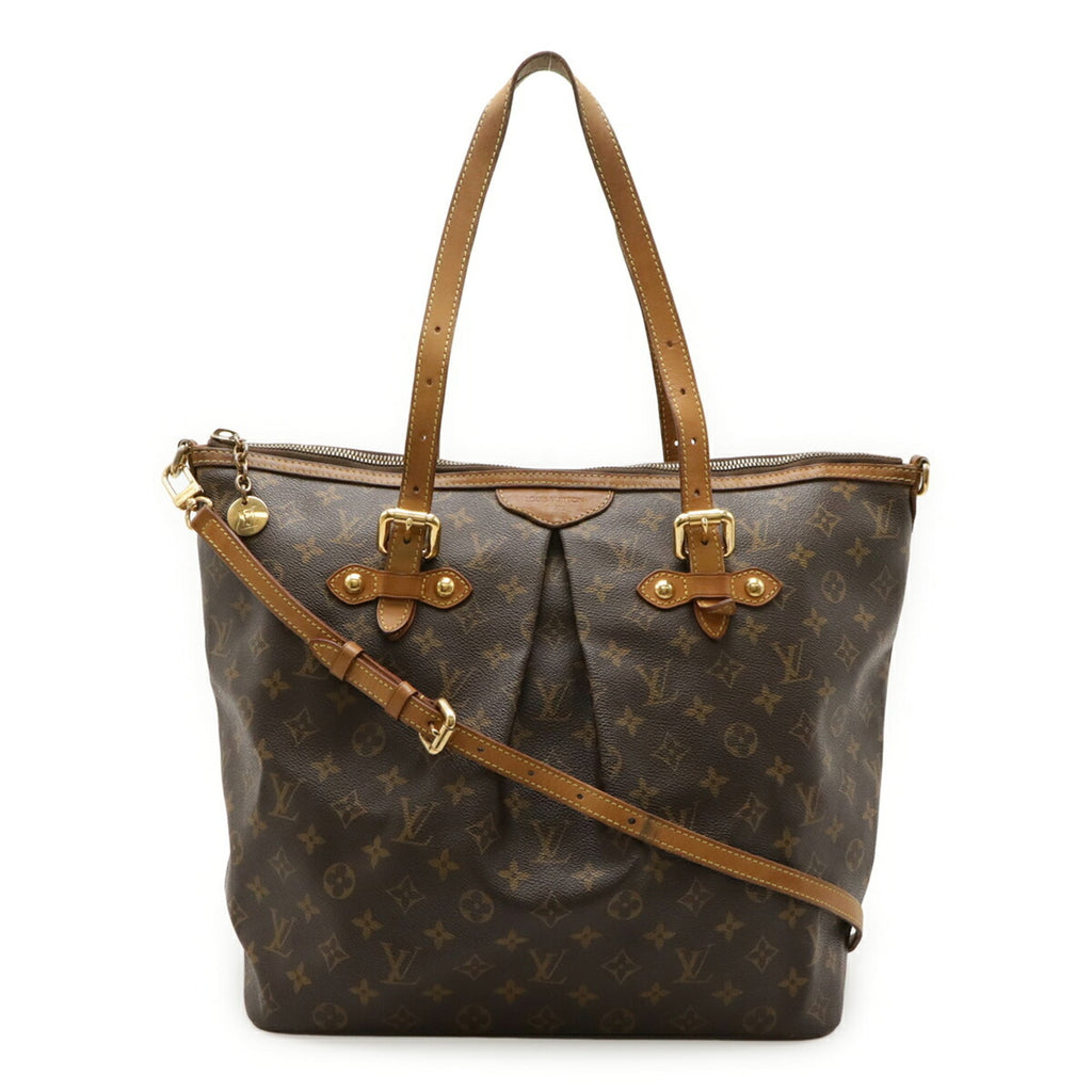 Louis Vuitton Brown Monogram Canvas Shoulder Bag Tote Bag (Pre-Owned)