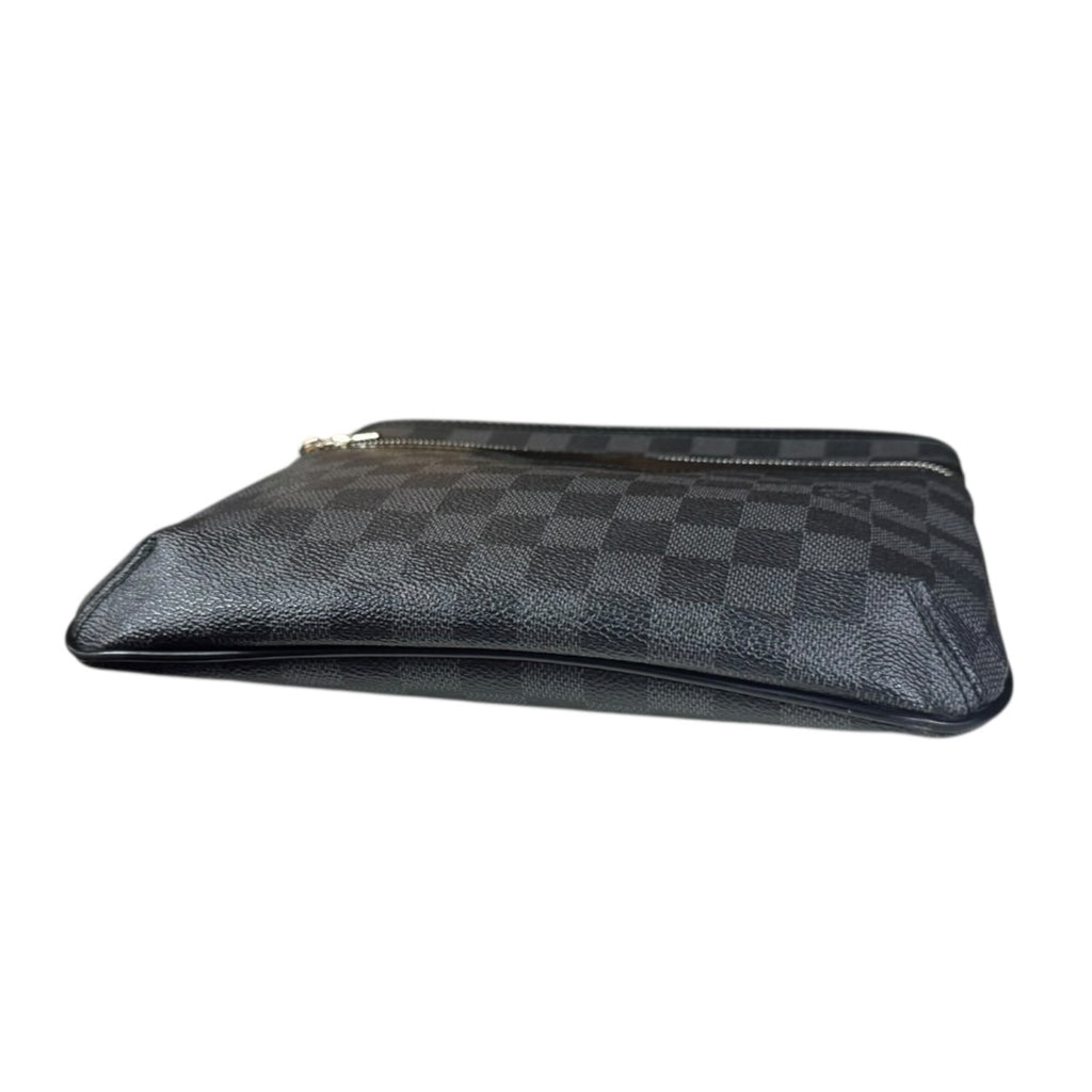 Louis Vuitton Black Grape Damier Graphite Shoulder Bag (Pre-Owned)