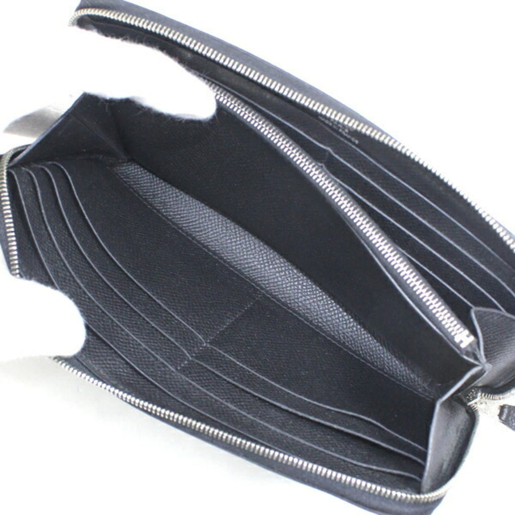 Hermes Black Epsom Leather Long Wallet (Bi-Fold) (Pre-Owned)