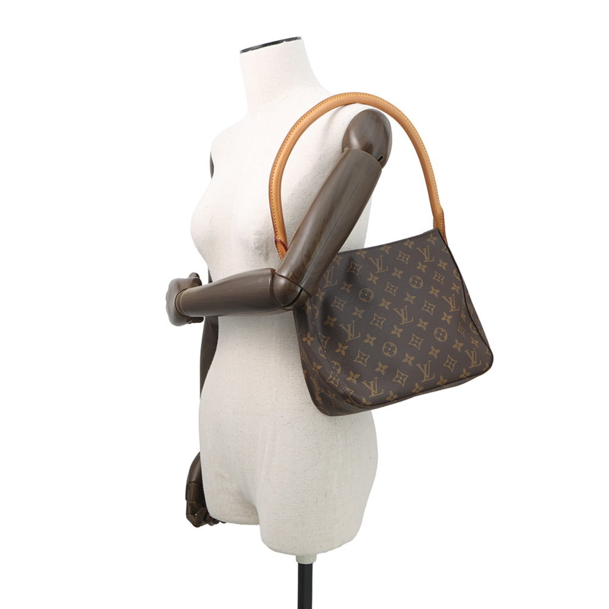 Louis Vuitton Monogram Beige Monogram Shoulder Bag (Pre-Owned)