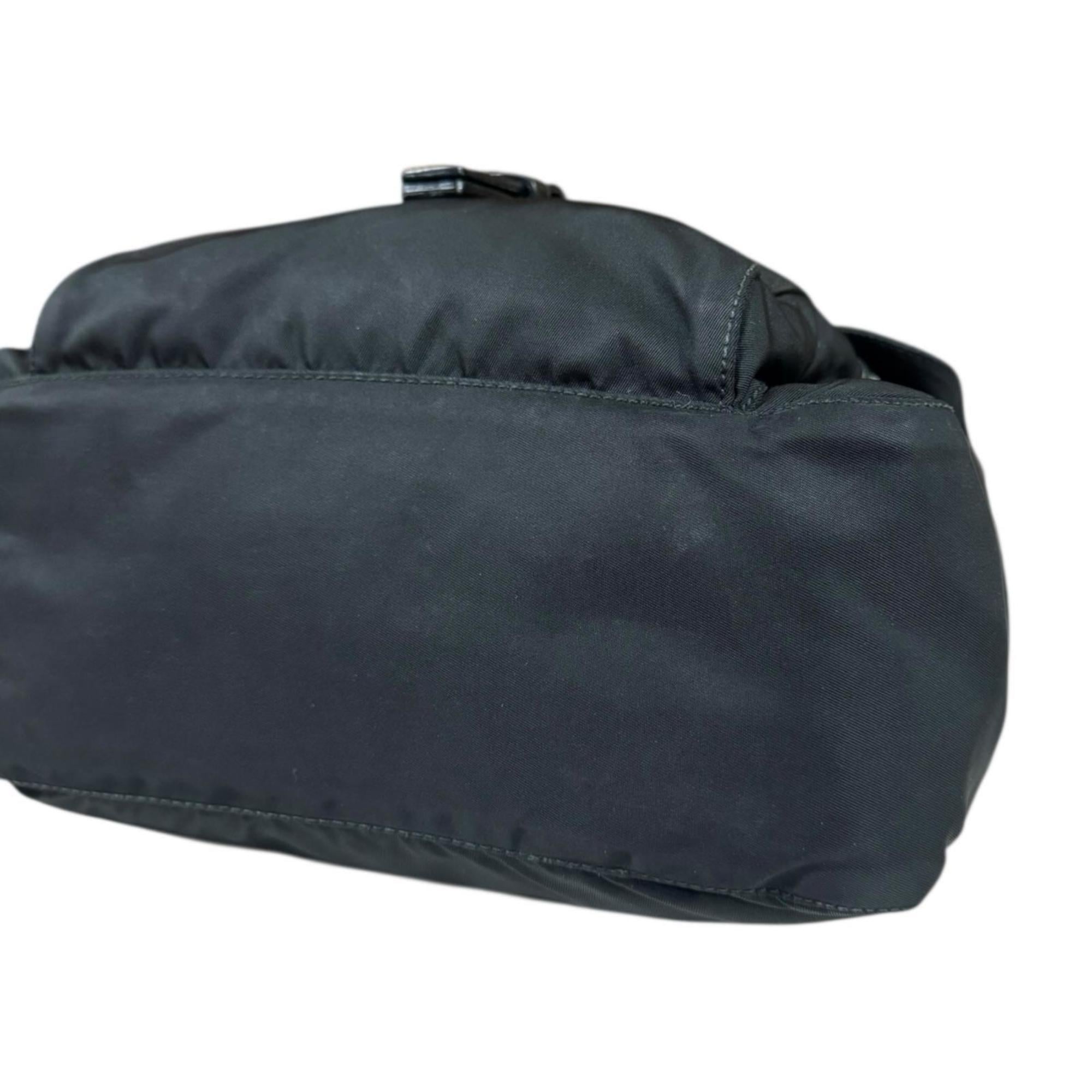 Prada Black Nylon Shoulder Bag (Pre-Owned)