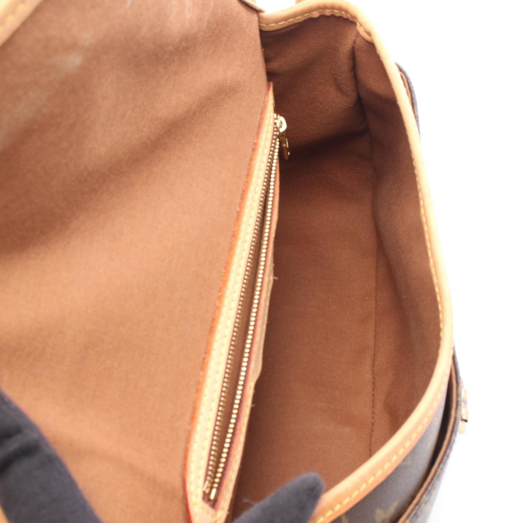 Louis Vuitton Brown Coated Canvas Pvc Leather Monogram Shoulder Bag (Pre-Owned)