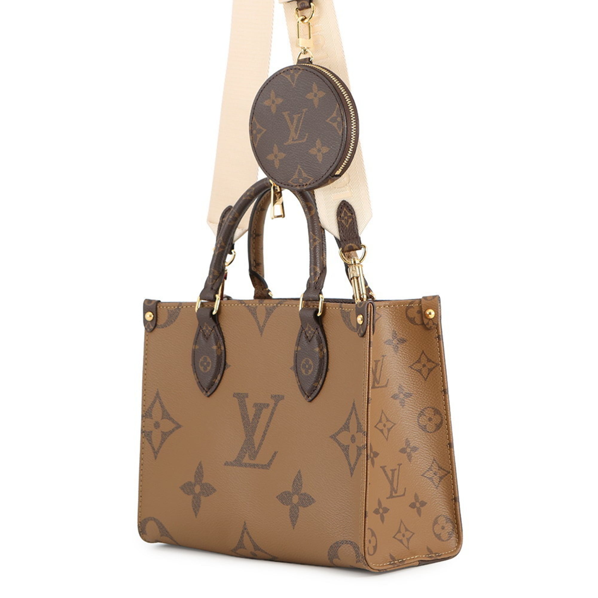 Louis Vuitton Monogram Reverse Monogram Monogram Reverse Red Color Monogram Reverse Monogram Handbag Shoulder Bag (Pre-Owned)