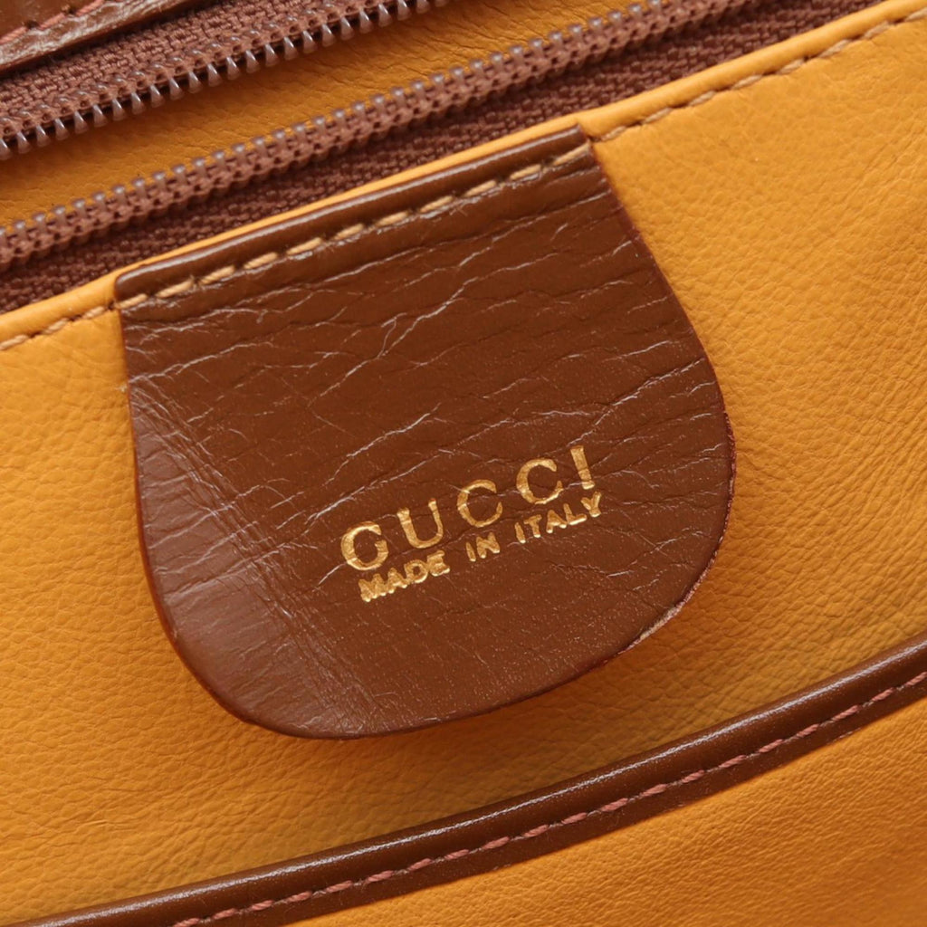 Gucci Brown Leather Handbag (Pre-Owned)