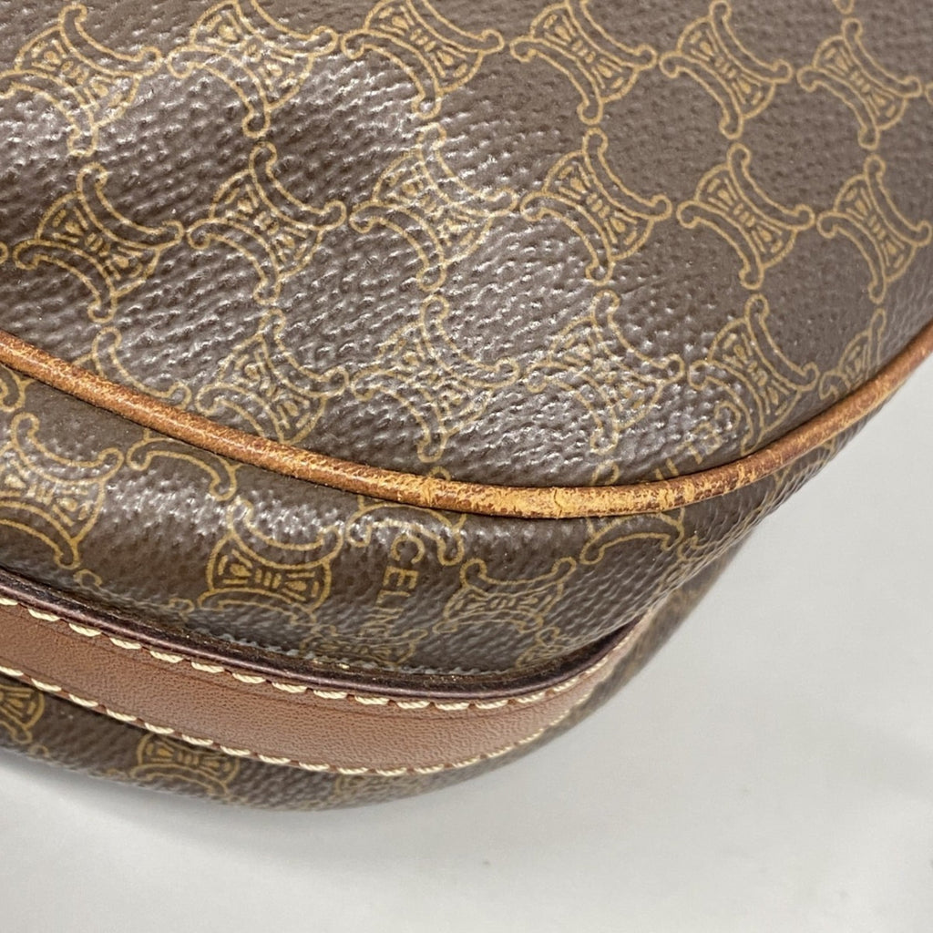 Celine Brown Pvc Shoulder Bag (Pre-Owned)