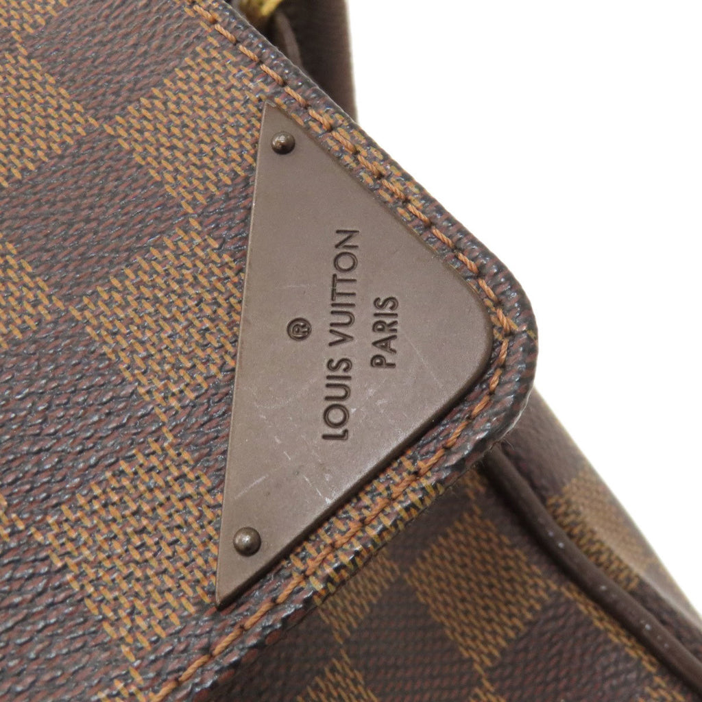 Louis Vuitton Damier Canvas Ebene Damier Canvas Shoulder Bag (Pre-Owned)