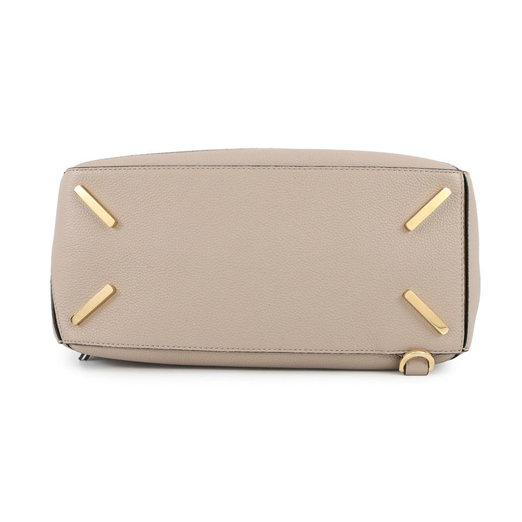 Loewe Puzzle Sand Leather Handbag (Pre-Owned)