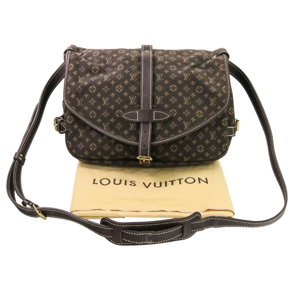 Louis Vuitton Brown Dark Brown Fusain Monogram Mini Shoulder Bag (Pre-Owned)