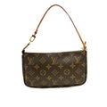 Louis Vuitton Brown Monogram Pochette Pouch Shoulder Bag (Pre-Owned)