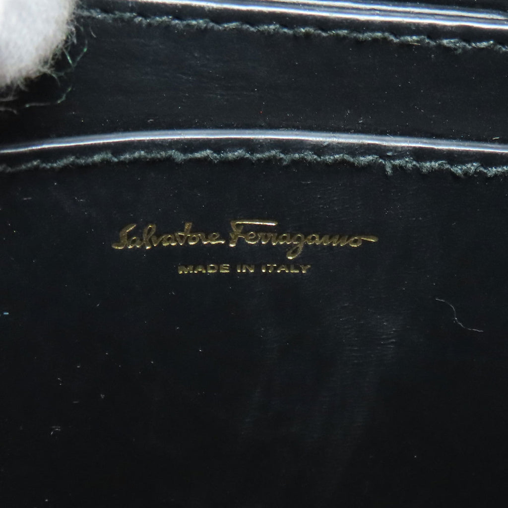 Salvatore Ferragamo Light Blue Leather Shoulder Bag (Pre-Owned)