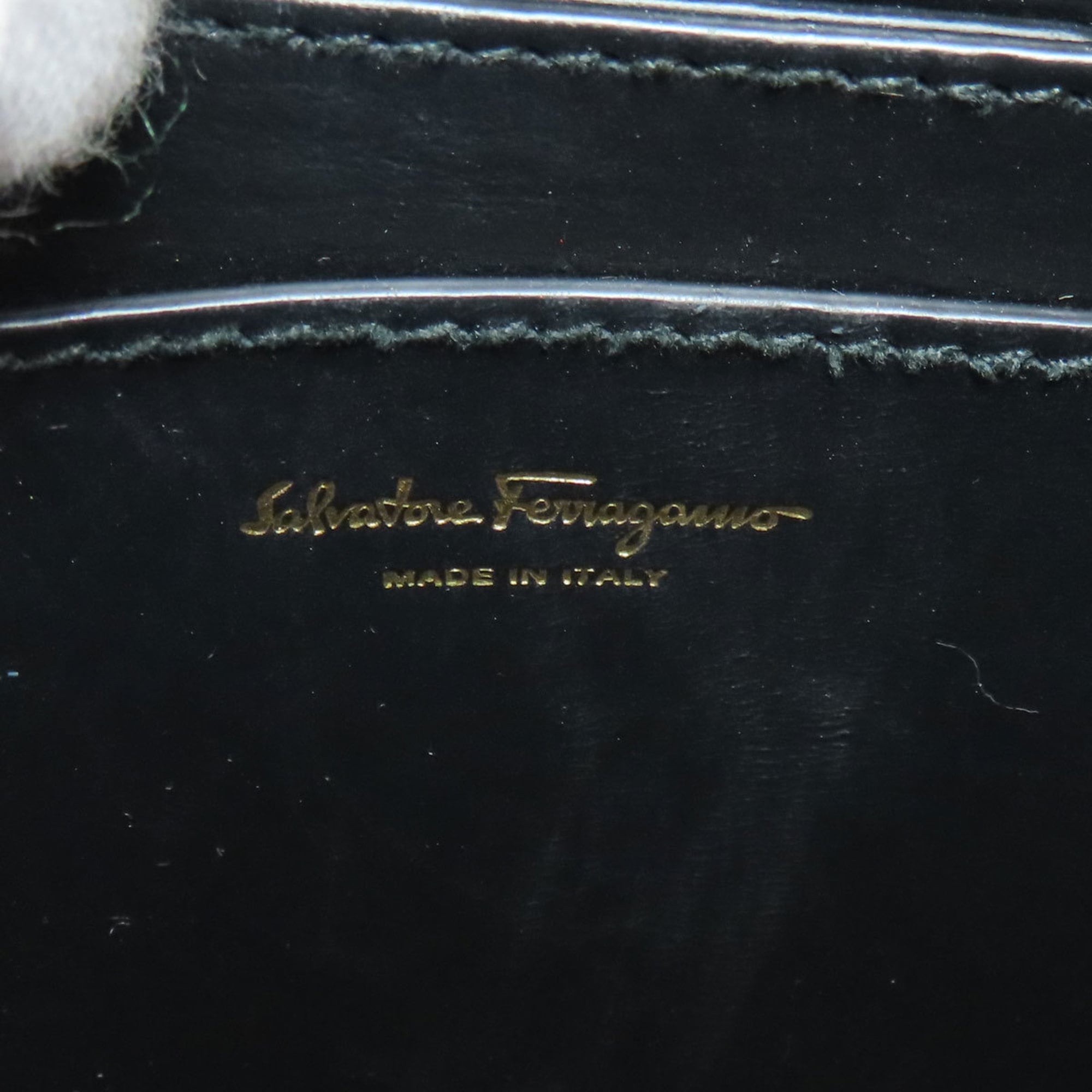 Salvatore Ferragamo Light Blue Leather Shoulder Bag (Pre-Owned)