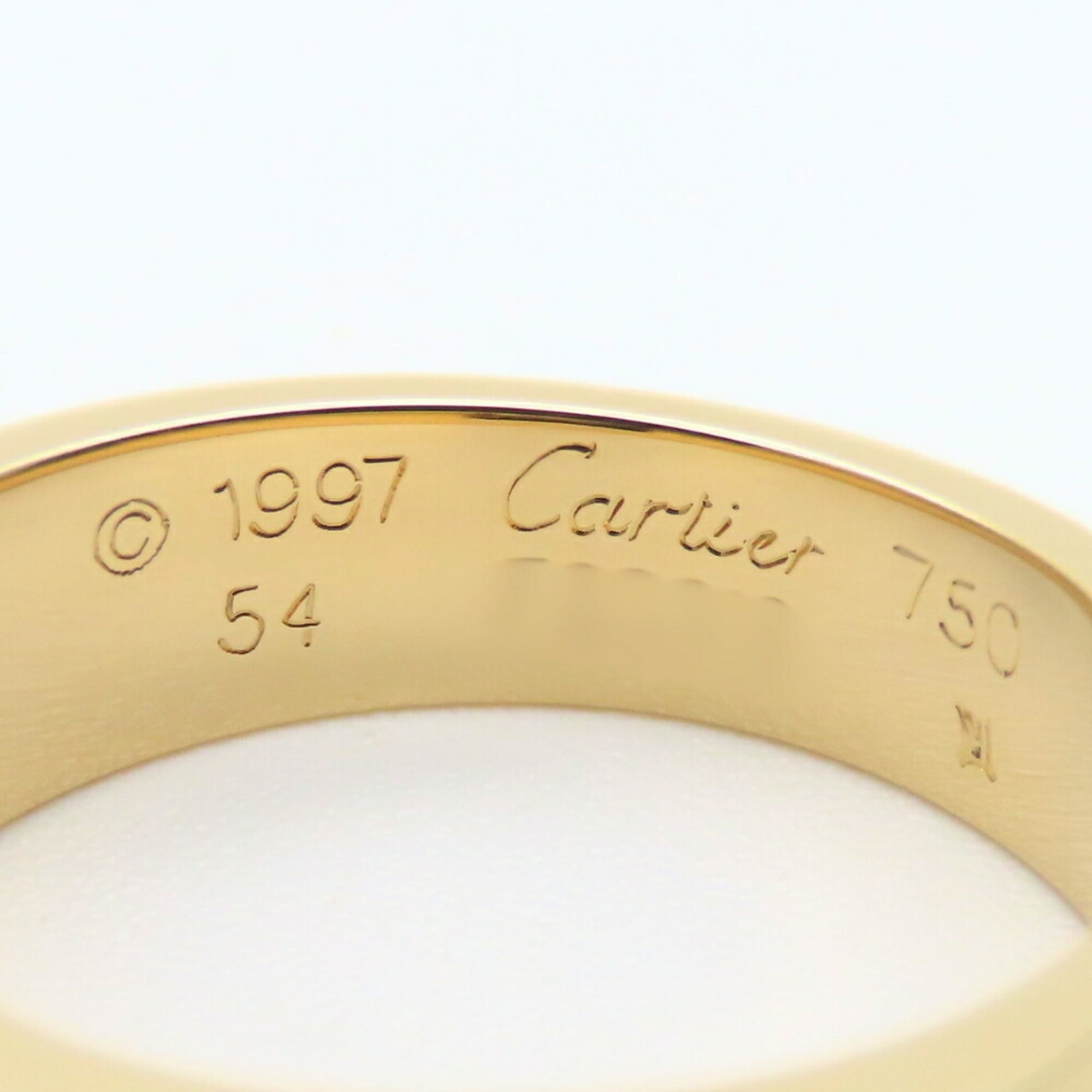 Cartier Yellow Gold Yellow Gold (18K) Band Ring (Pre-Owned)