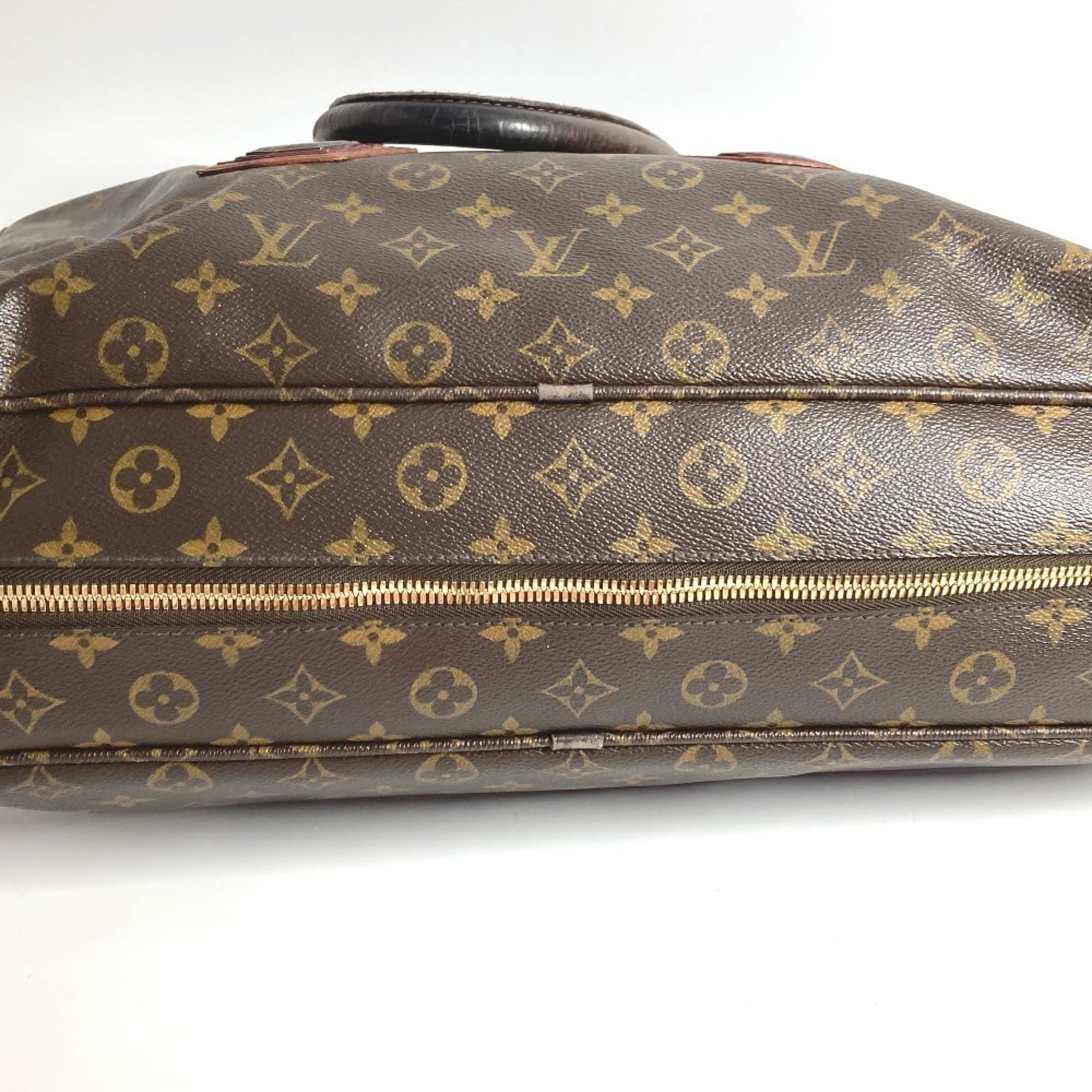 Louis Vuitton Brown Lv Charcoal Monogram Monogram Boston Bag Handbag (Pre-Owned)