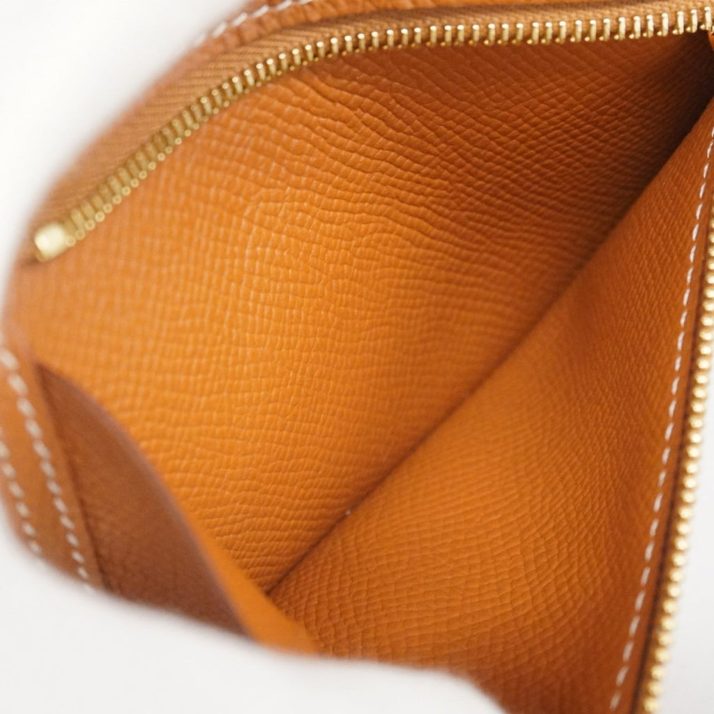 Hermes Gold Epsom Leather Wallet (Bi-Fold) (Pre-Owned)