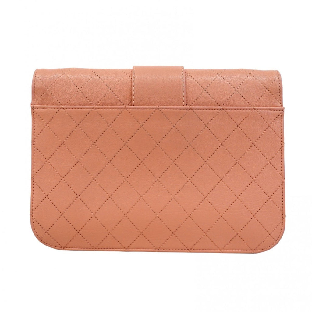 Chanel Pink Leather Shoulder Bag (Pre-Owned)