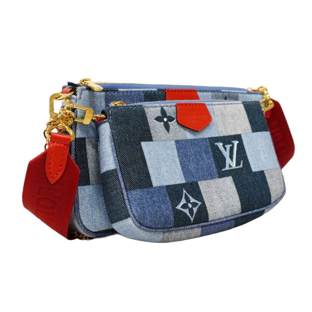 Louis Vuitton Blue Shoulder Bag (Pre-Owned)