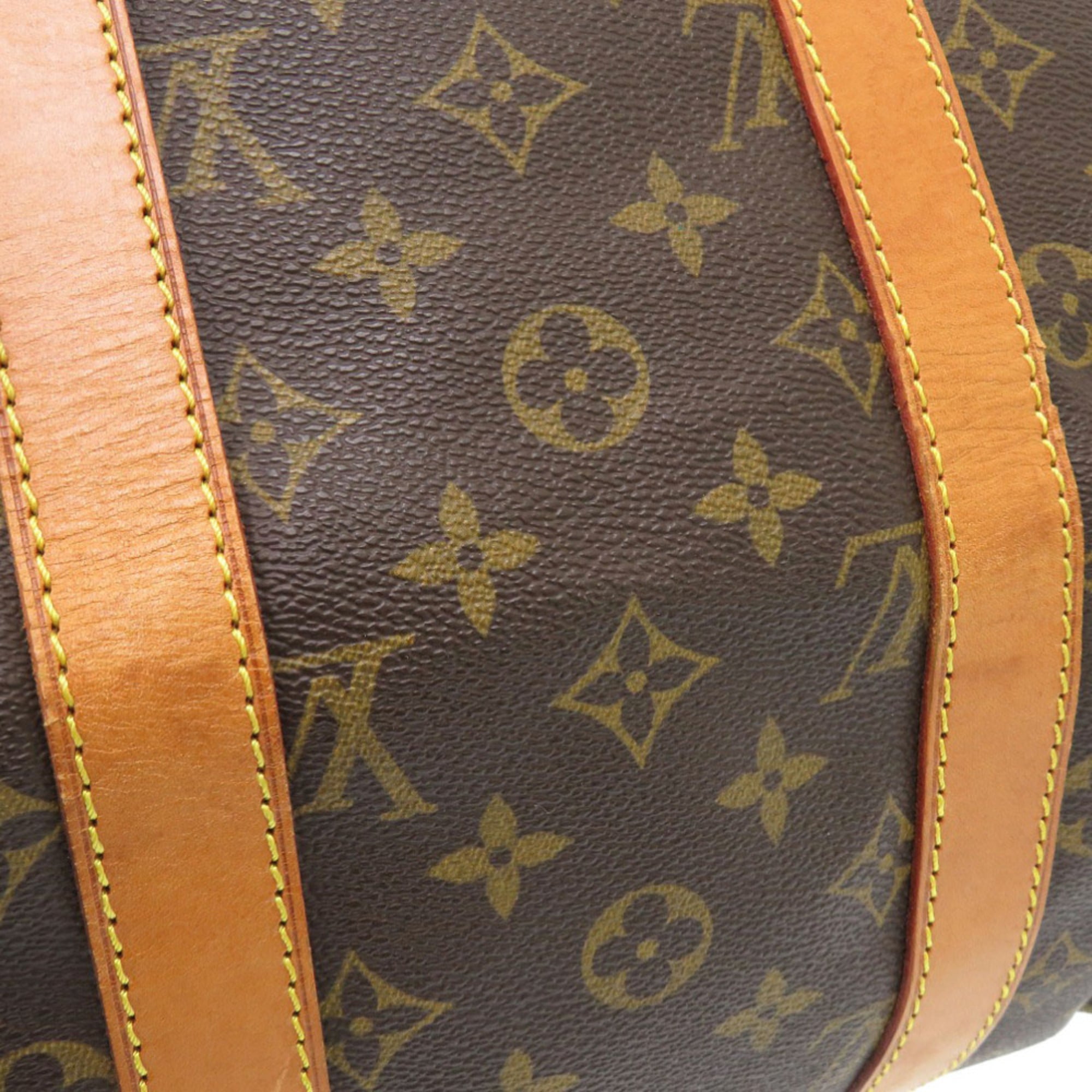 Louis Vuitton Brown Monogram Canvas Boston Bag (Pre-Owned)