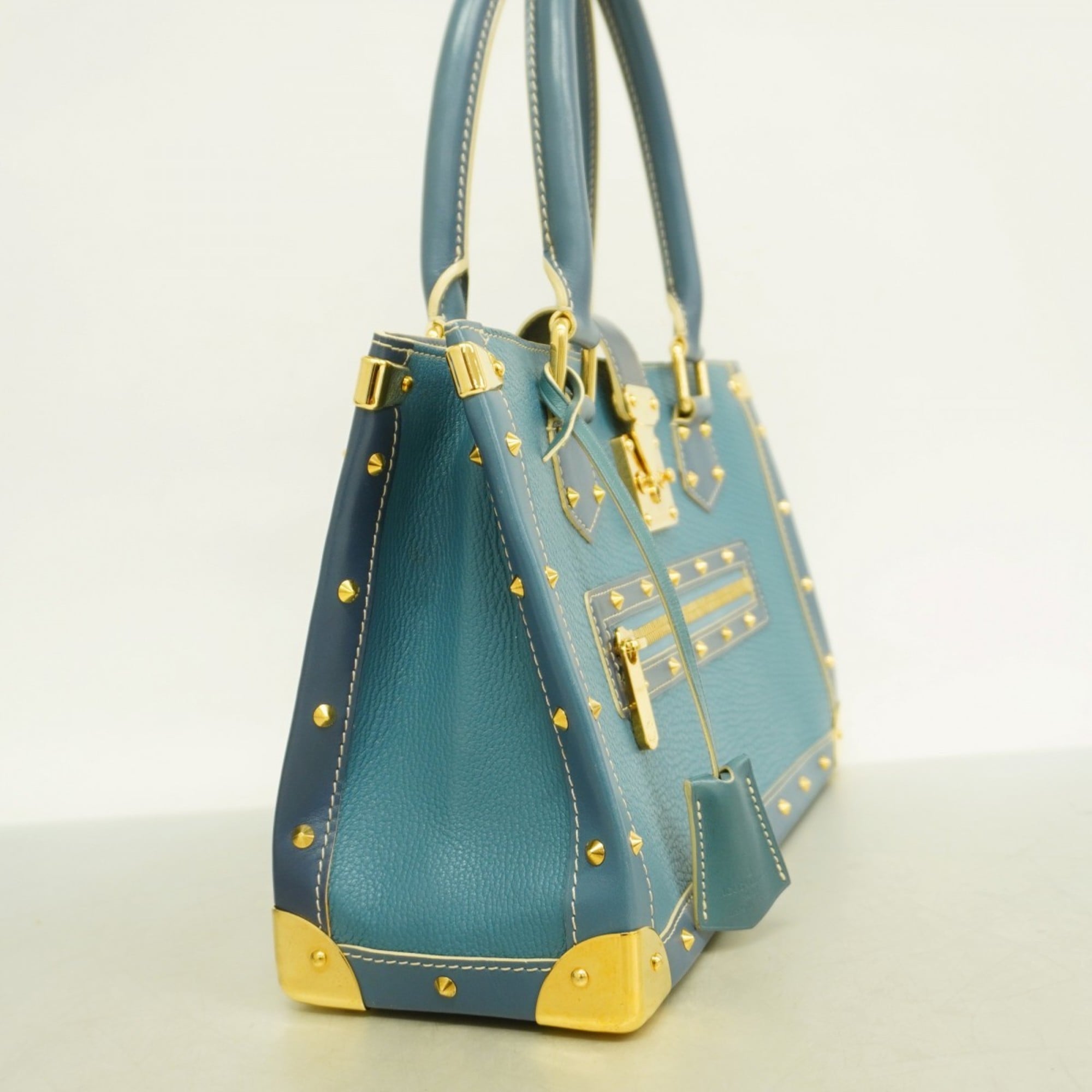 Louis Vuitton Blue Handbag (Pre-Owned)