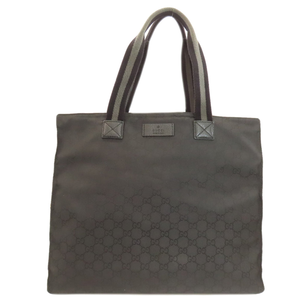 Gucci Black Nylon Tote Bag (Pre-Owned)