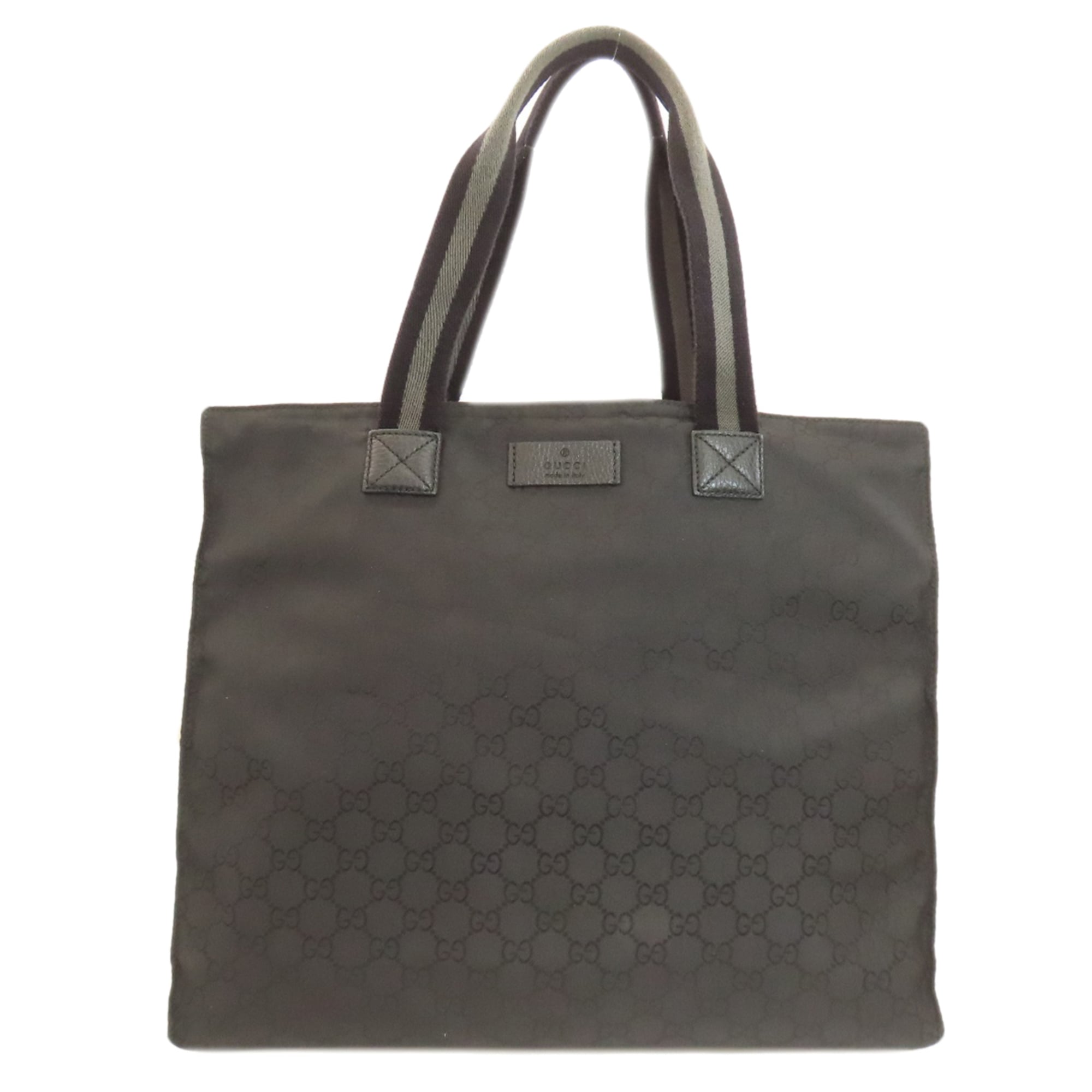 Gucci Black Nylon Tote Bag (Pre-Owned)