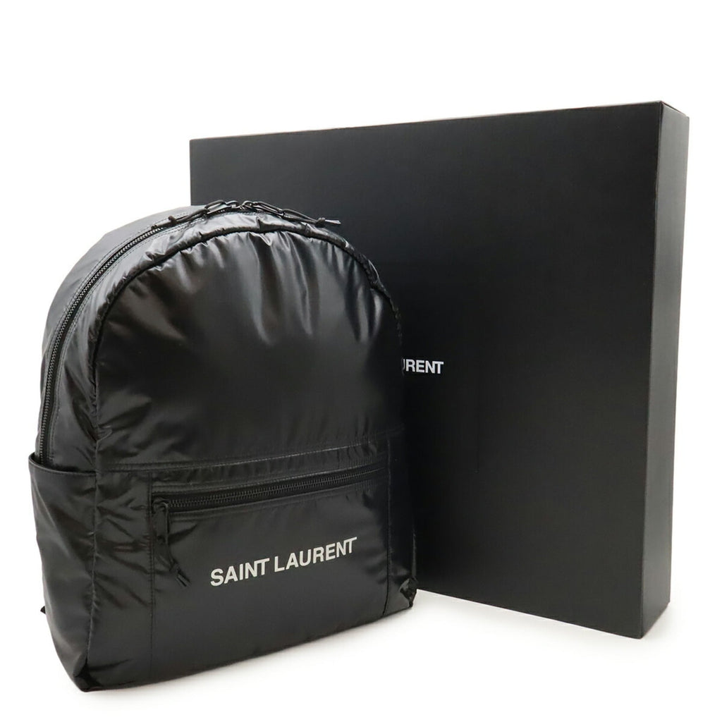 Yves Saint Laurent Black Nylon Backpack (Pre-Owned)
