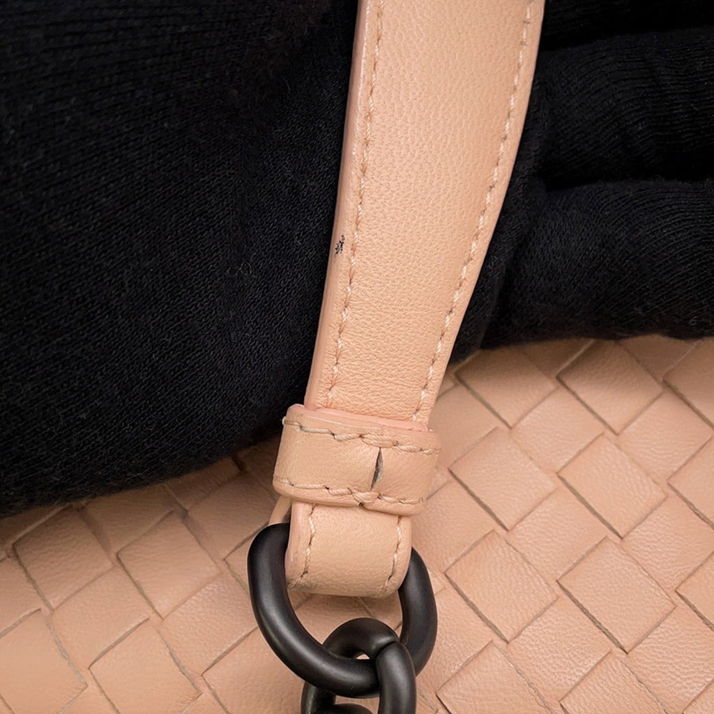 Bottega Veneta Intrecciato Pink Intrecciato Handbag (Pre-Owned)