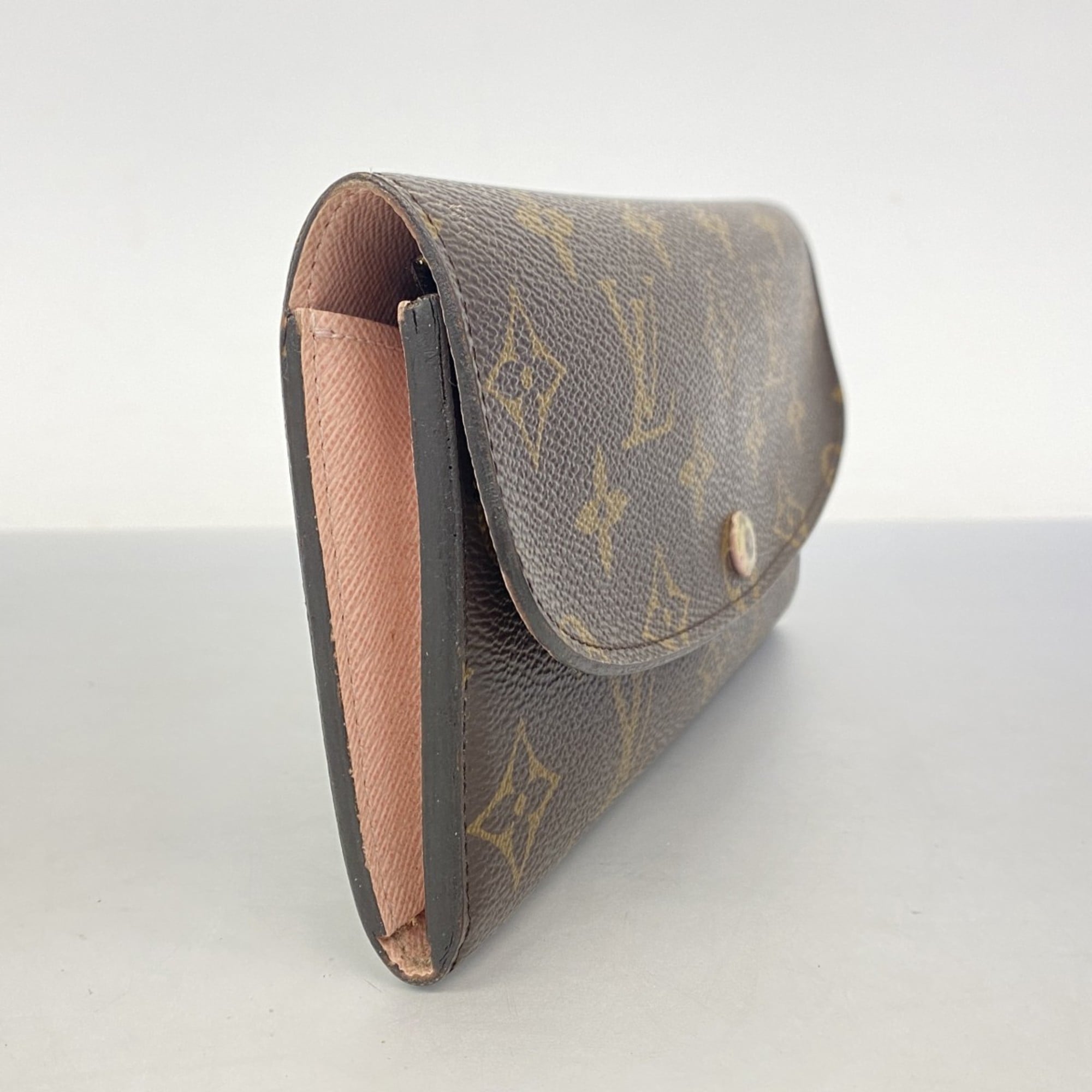 Louis Vuitton Brown Rose Ballerine Long Wallet (Bi-Fold) (Pre-Owned)