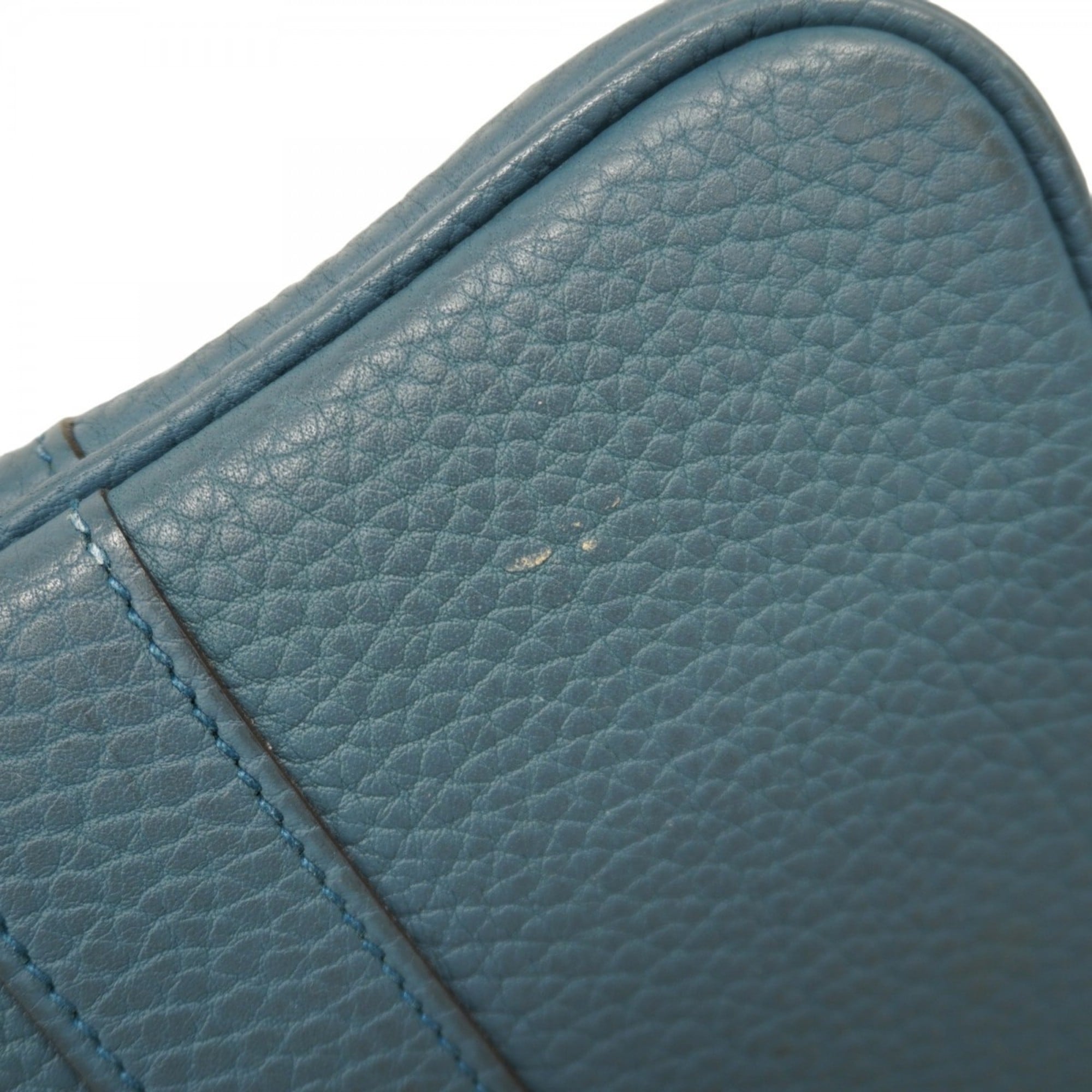 Hermes Blue Country Leather Tote Bag (Pre-Owned)