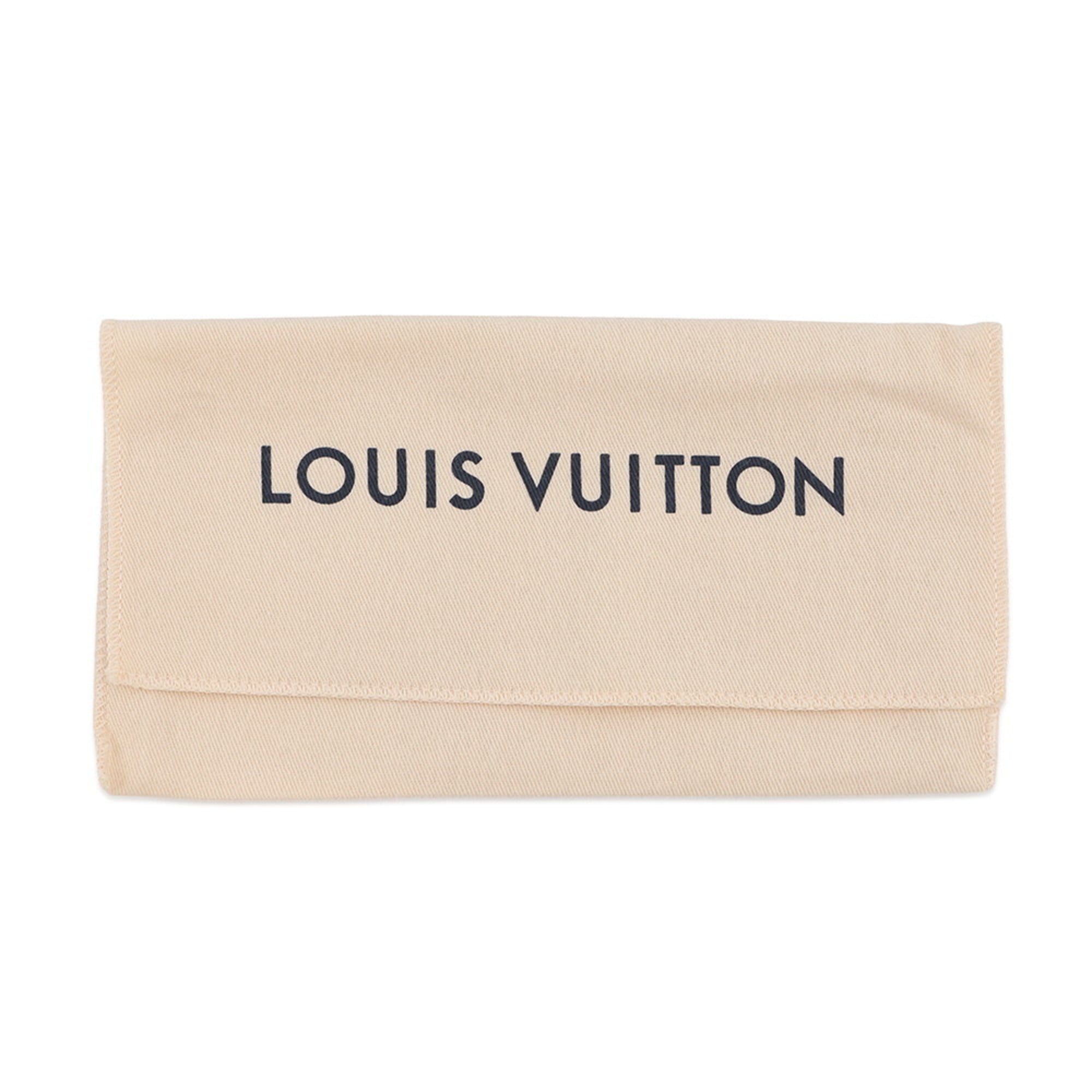 Louis Vuitton Monogram Shadow Navy Monogram Shadow Long Wallet (Bi-Fold) (Pre-Owned)
