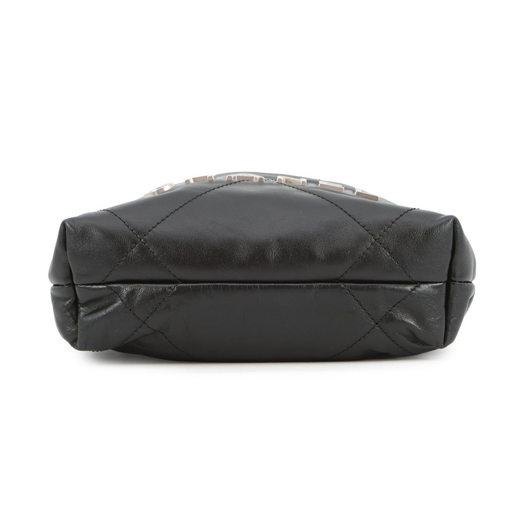 Chanel Black Leather Handbag (Pre-Owned)