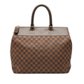 Louis Vuitton Brown Pvc Leather Boston Bag Handbag (Pre-Owned)