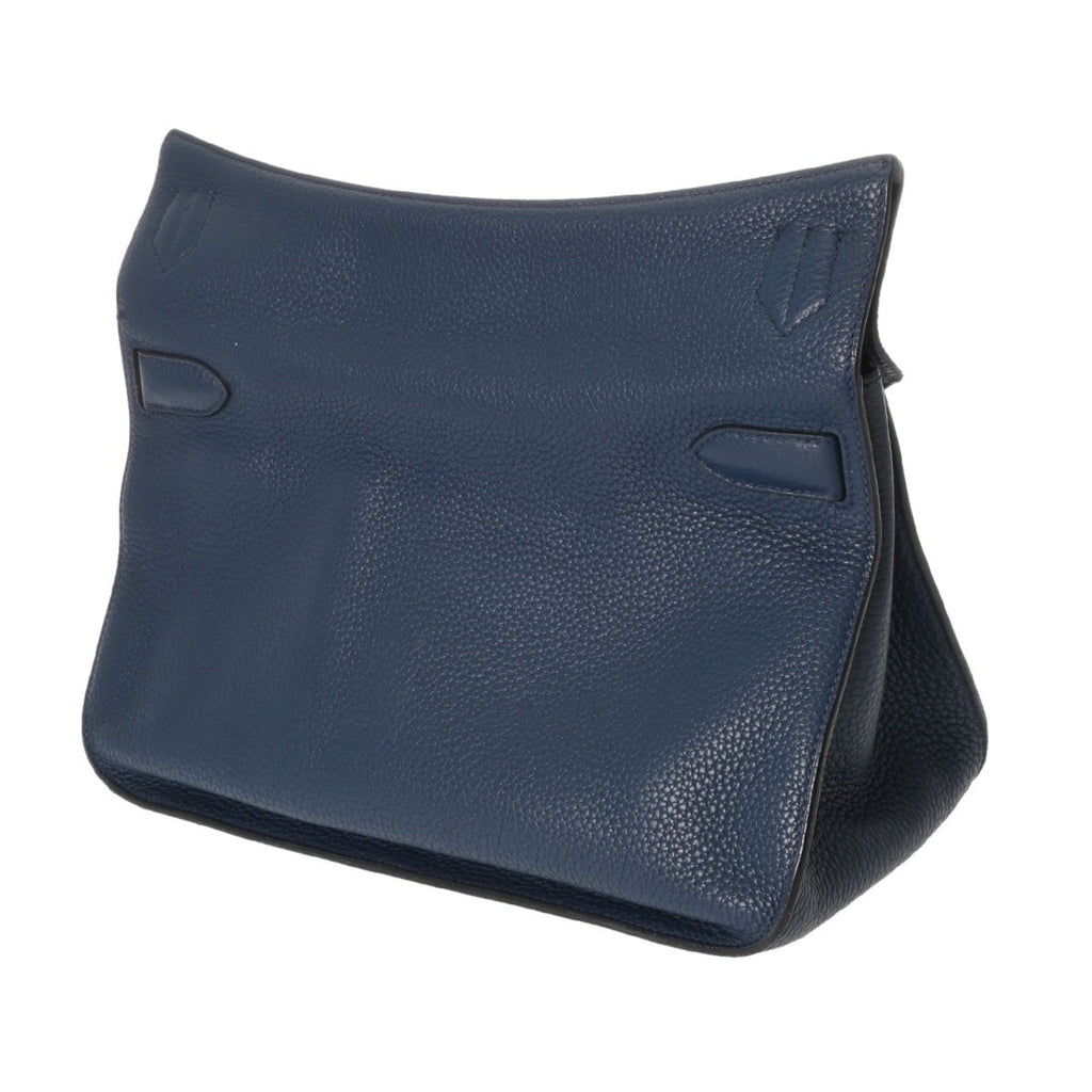 Hermes Blue Taurillon Clemence Leather Shoulder Bag (Pre-Owned)