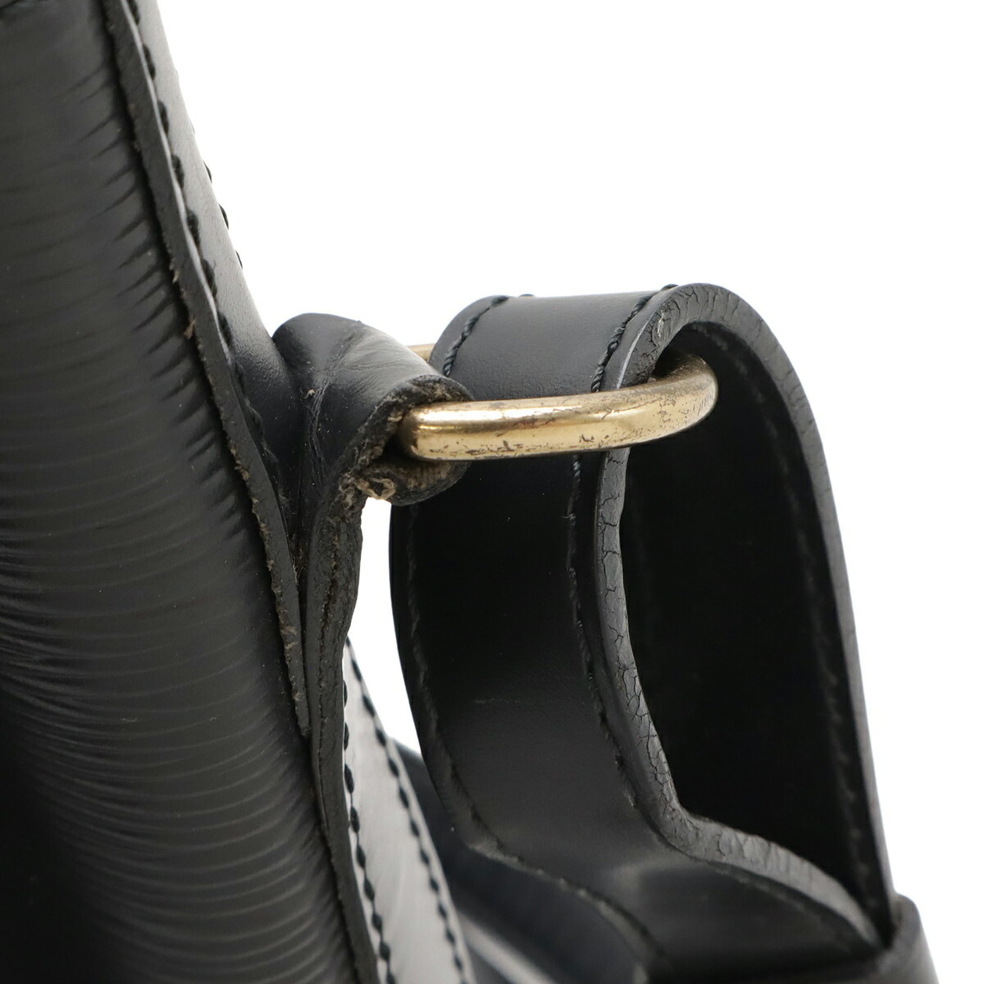 Louis Vuitton Epi Black Noir Epi Leather Shoulder Bag (Pre-Owned)