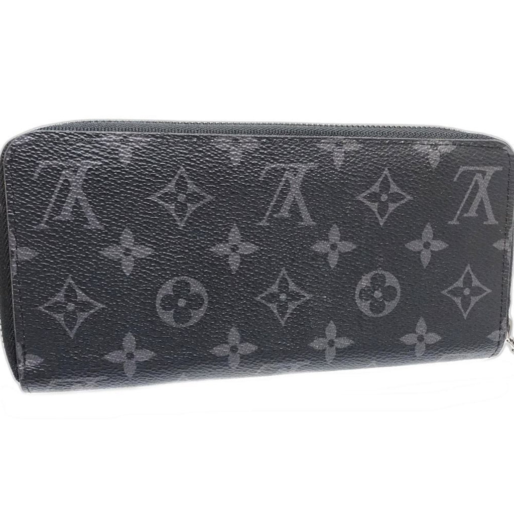 Louis Vuitton Monogram Eclipse Monogram Eclipse Noir Monogram Eclipse Long Wallet (Bi-Fold) (Pre-Owned)
