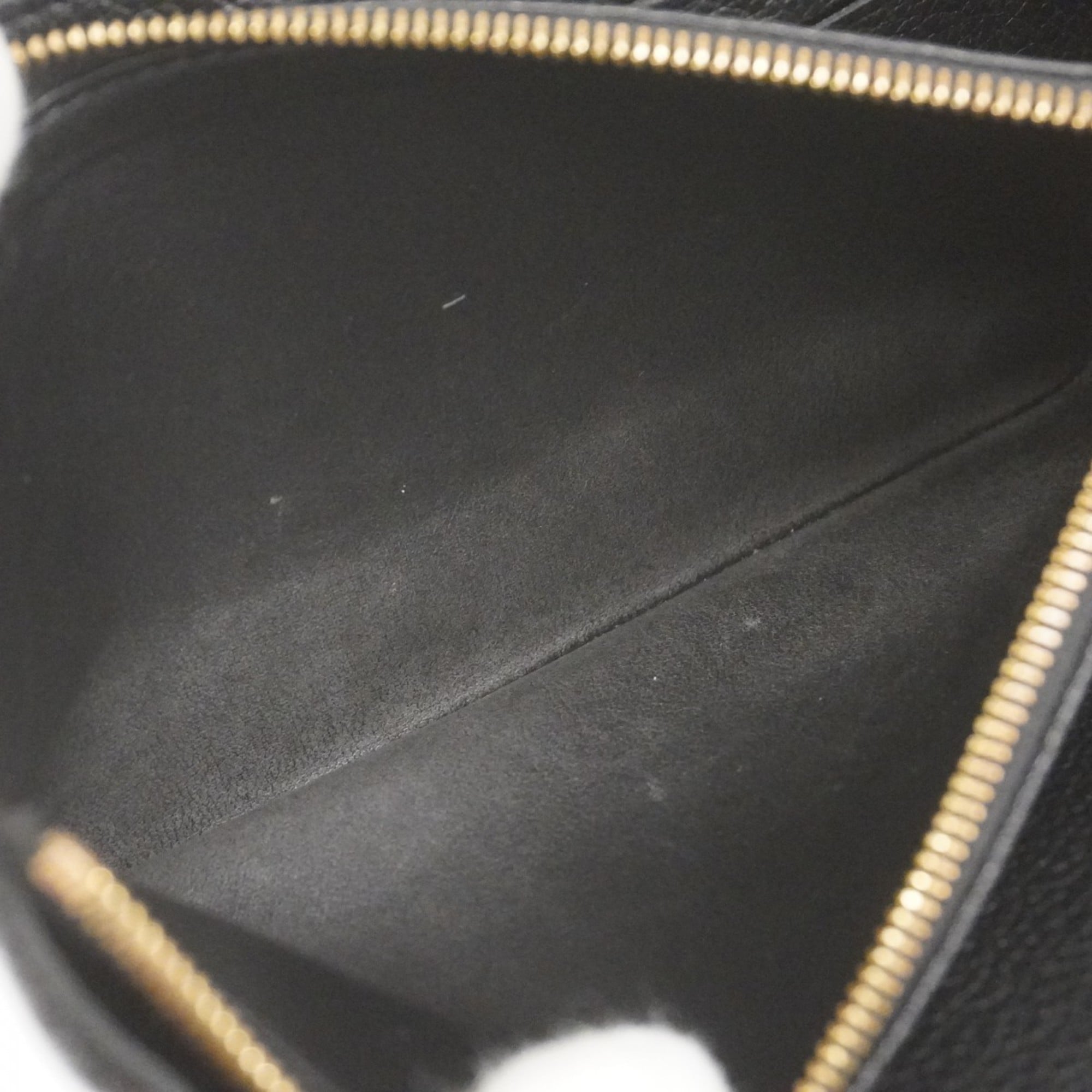 Louis Vuitton Noir Long Wallet (Bi-Fold) (Pre-Owned)