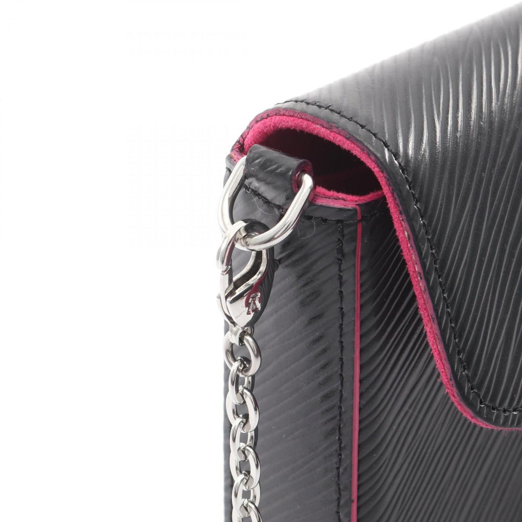 Louis Vuitton Black Hot Pink Noir Pink Leather Shoulder Bag (Pre-Owned)