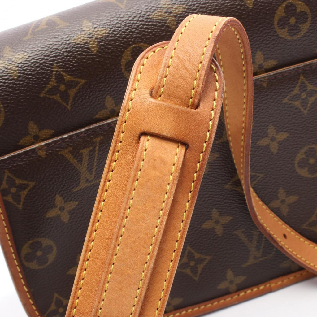 Louis Vuitton Brown Coated Canvas Pvc Leather Monogram Shoulder Bag (Pre-Owned)