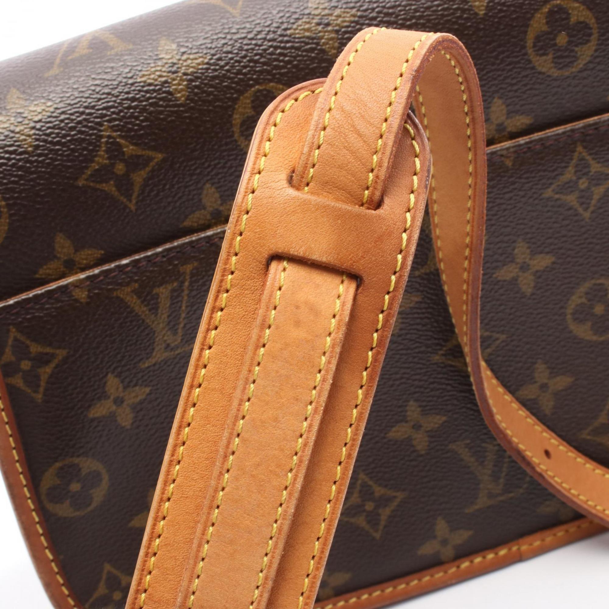 Louis Vuitton Brown Coated Canvas Pvc Leather Monogram Shoulder Bag (Pre-Owned)
