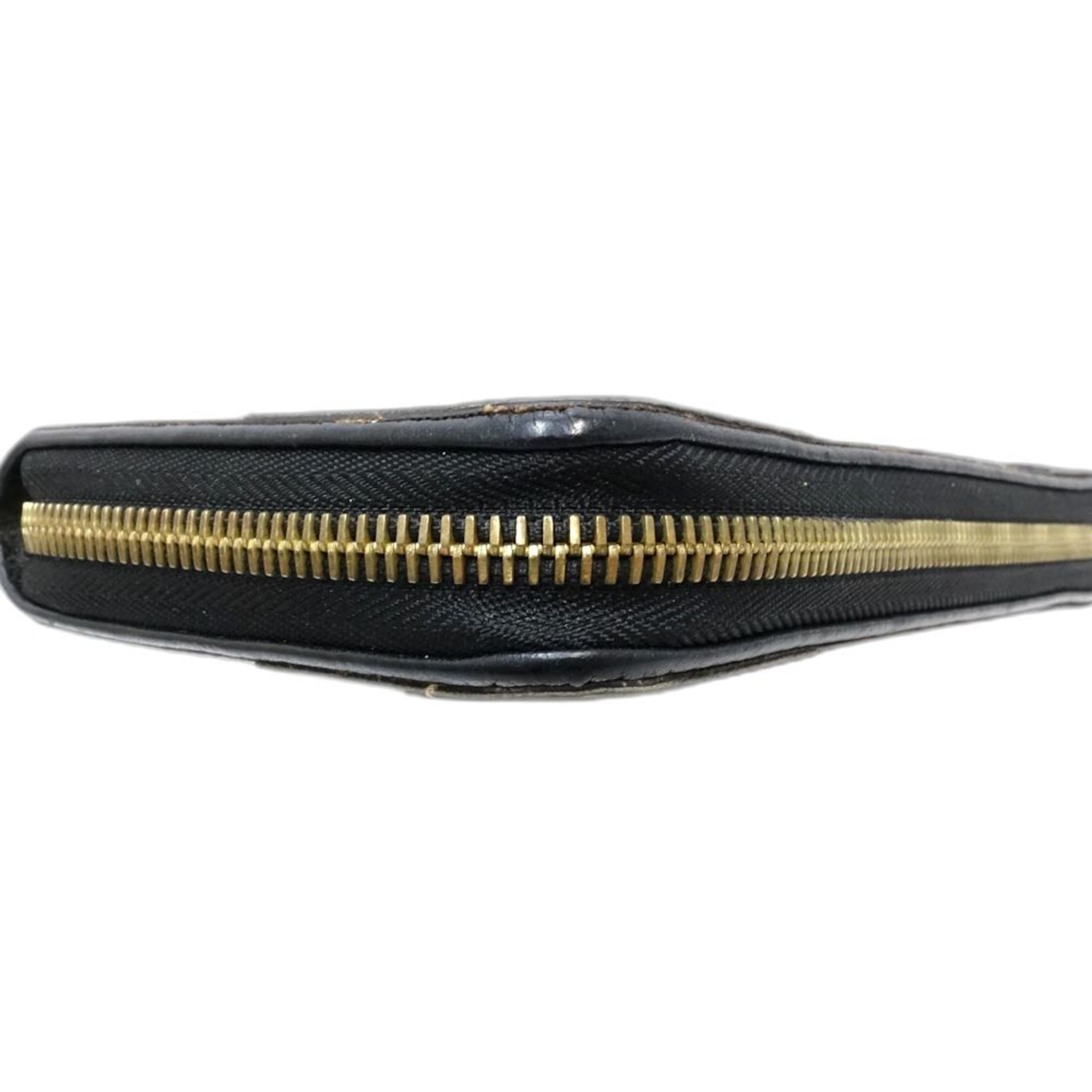 Louis Vuitton Monogram Brown Monogram Noir Monogram Leather Long Wallet (Bi-Fold) (Pre-Owned)