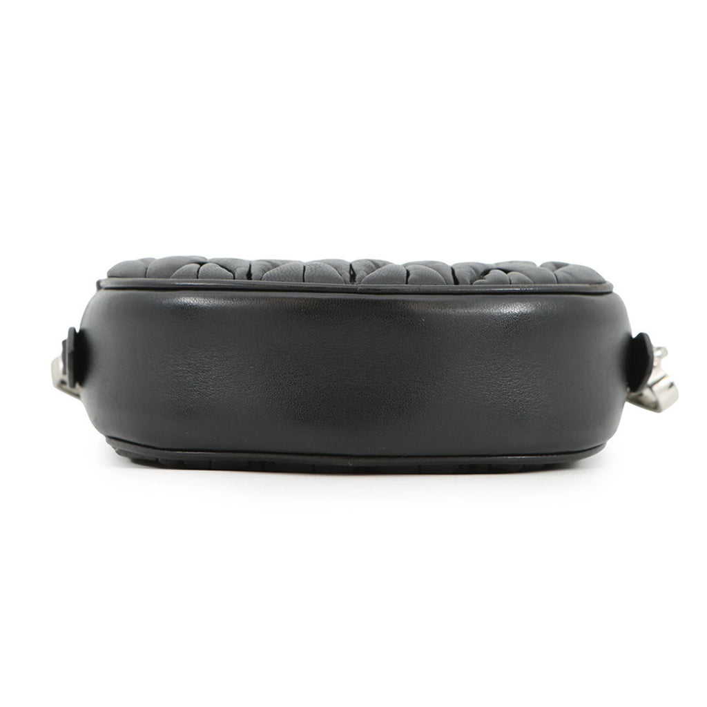 Miu Miu Matelasse Black Shoulder Bag (Pre-Owned)