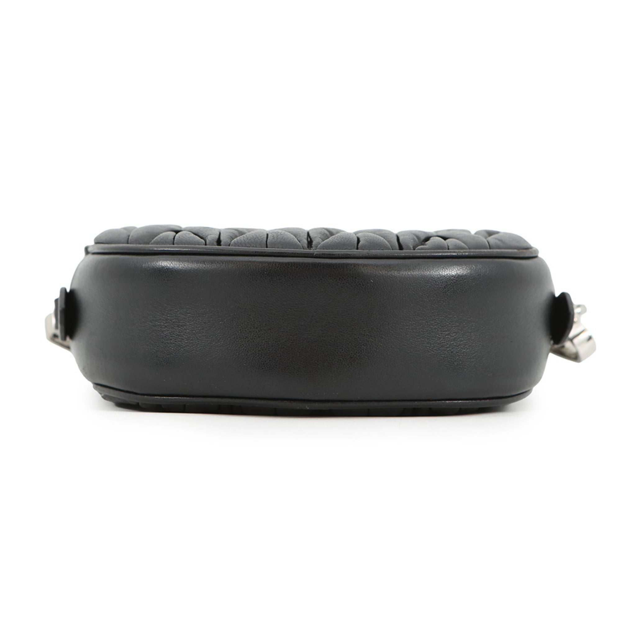 Miu Miu Matelasse Black Shoulder Bag (Pre-Owned)