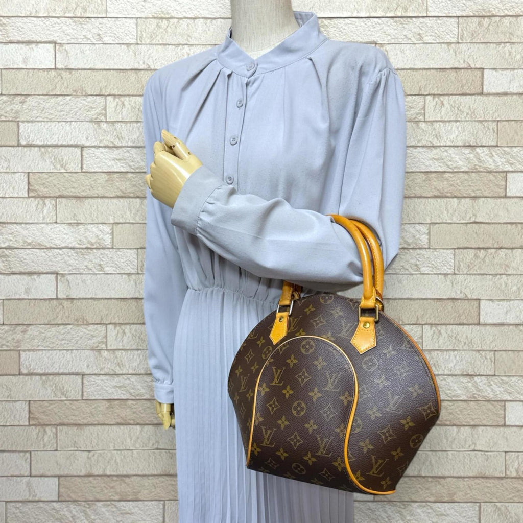 Louis Vuitton Brown Monogram Canvas Handbag (Pre-Owned)