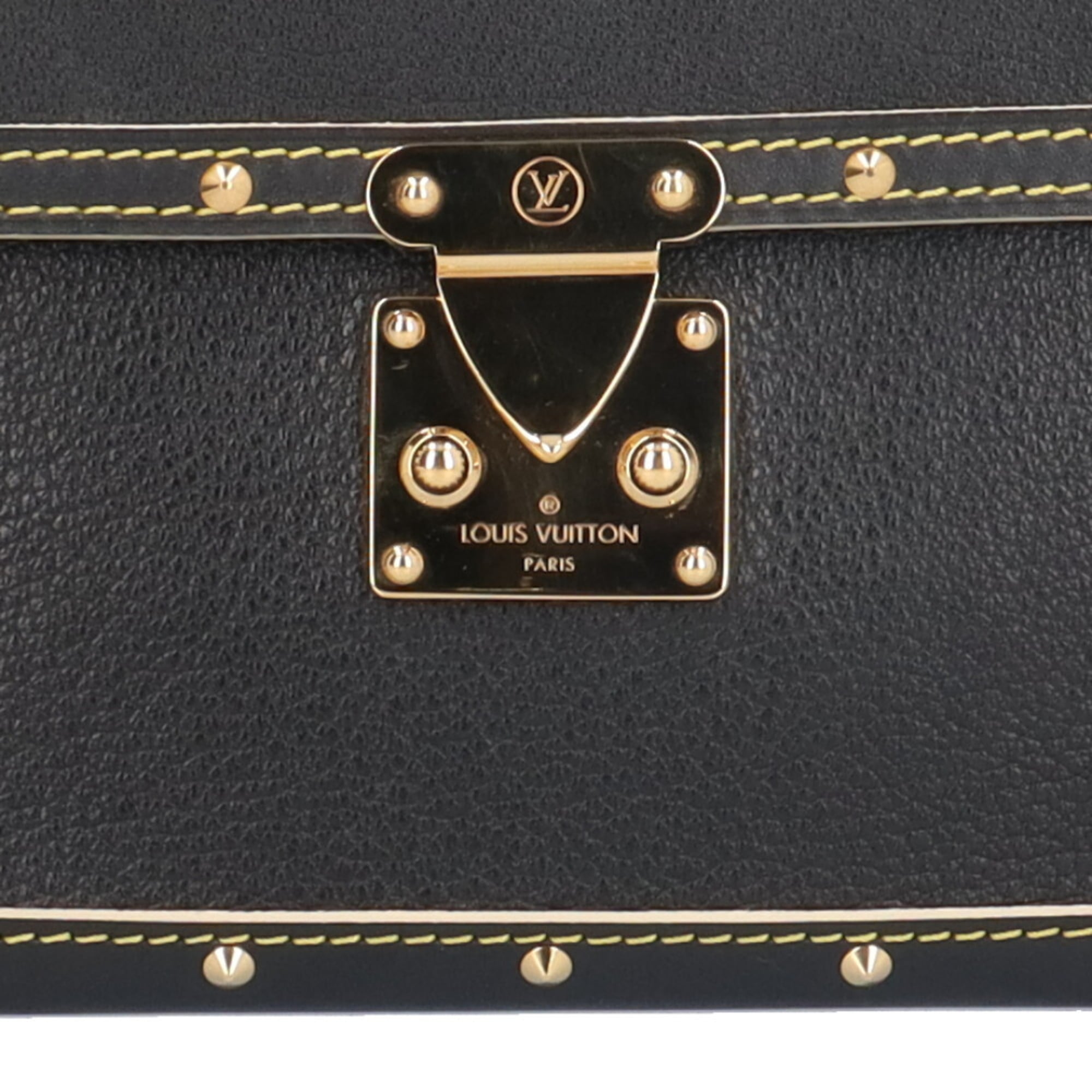 Louis Vuitton Black Leather Shoulder Bag (Pre-Owned)