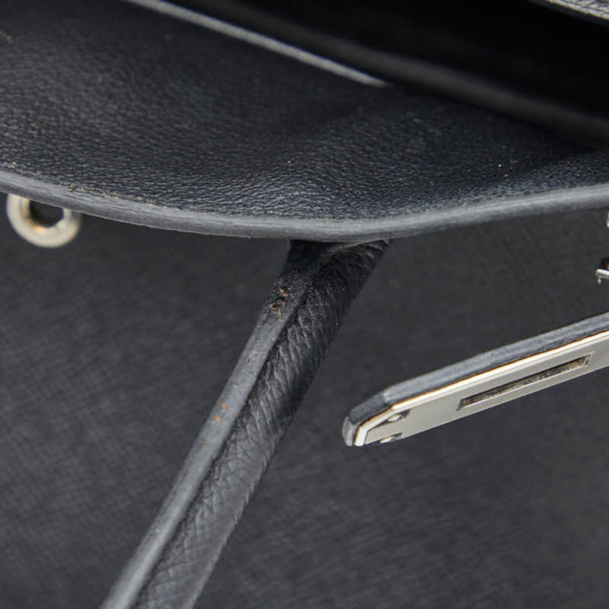 Hermes Black Epsom Leather Handbag (Pre-Owned)