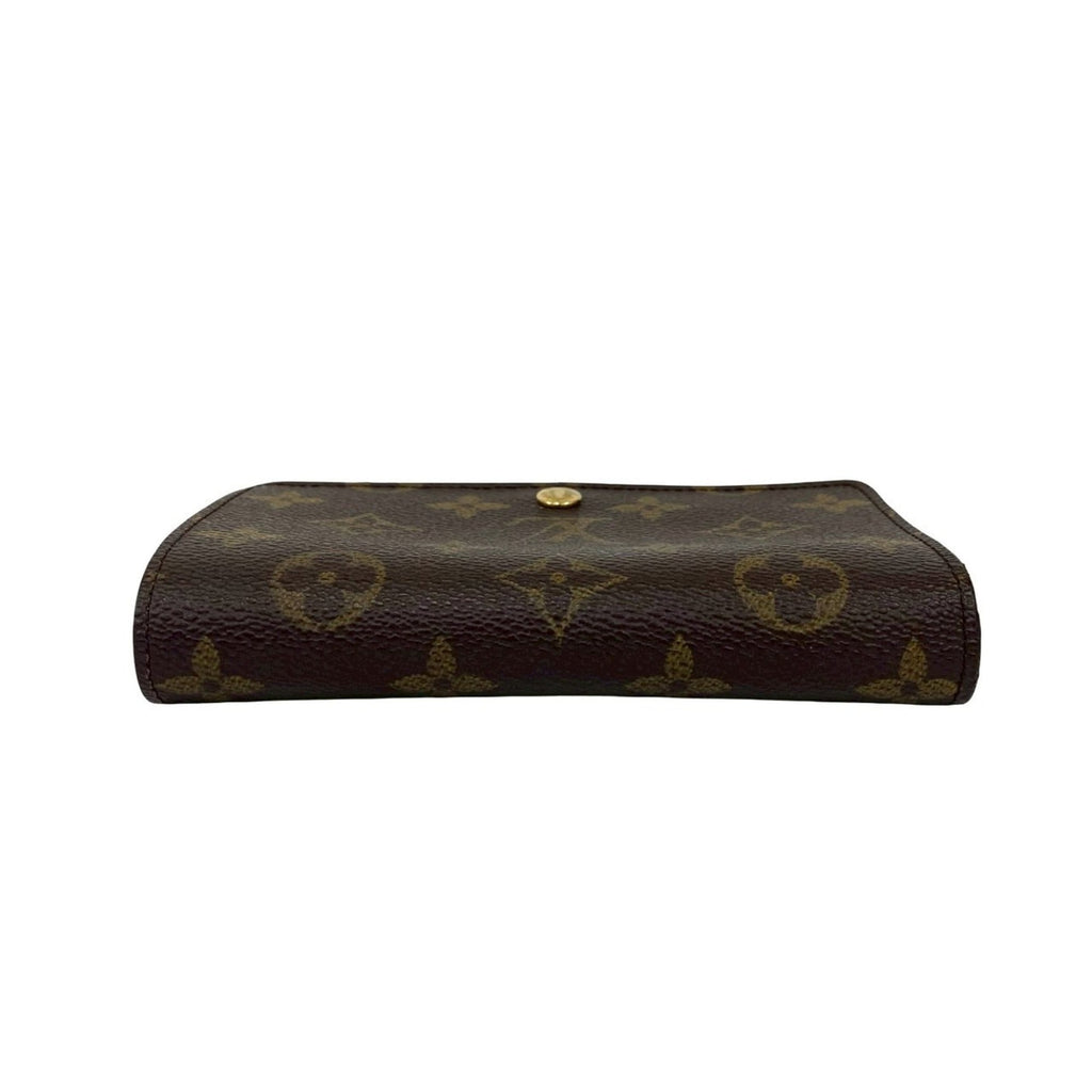 Louis Vuitton Brown Leather Pvc Wallet (Bi-Fold) (Pre-Owned)