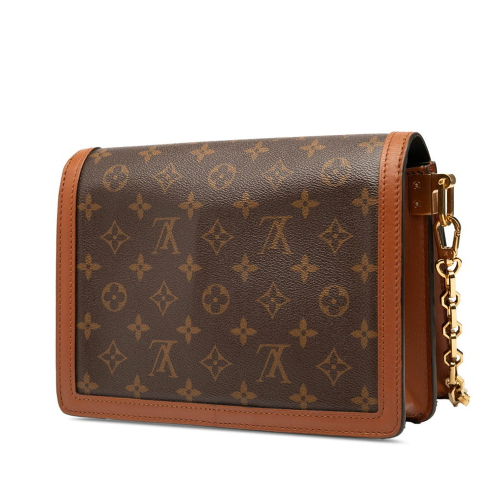 Louis Vuitton Brown Pvc Leather Shoulder Bag (Pre-Owned)