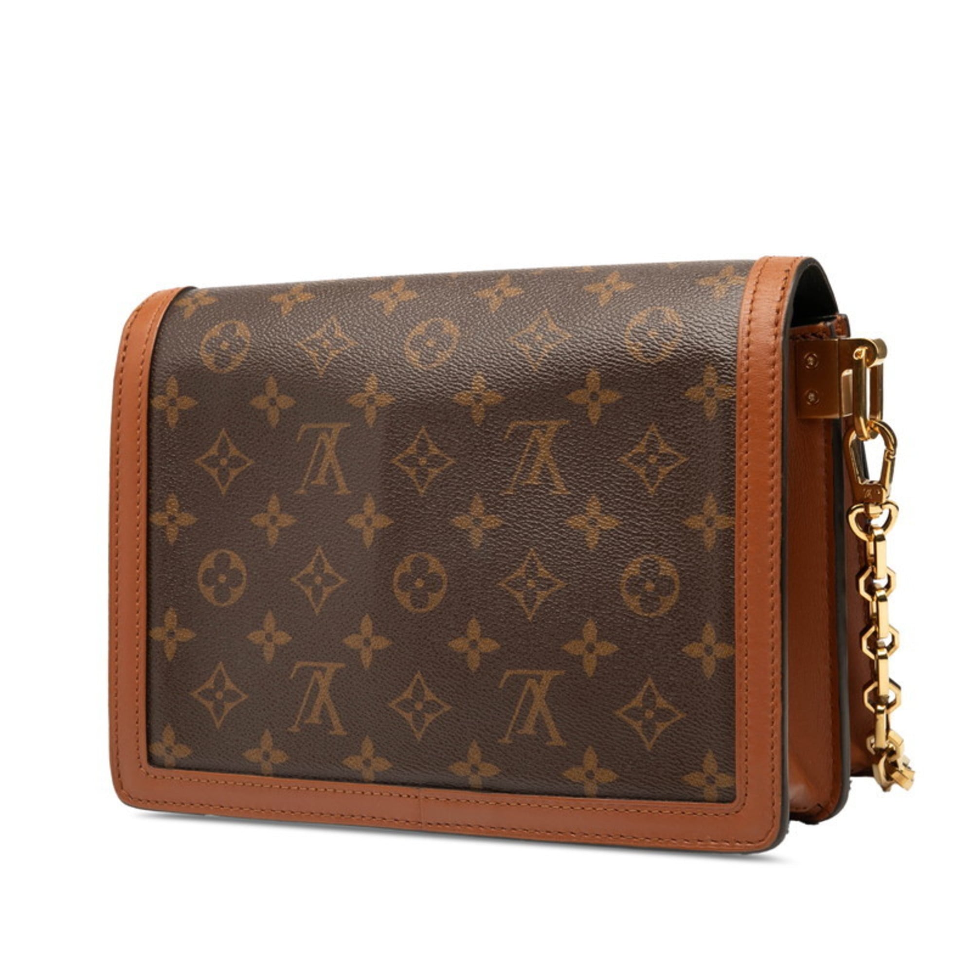 Louis Vuitton Brown Pvc Leather Shoulder Bag (Pre-Owned)