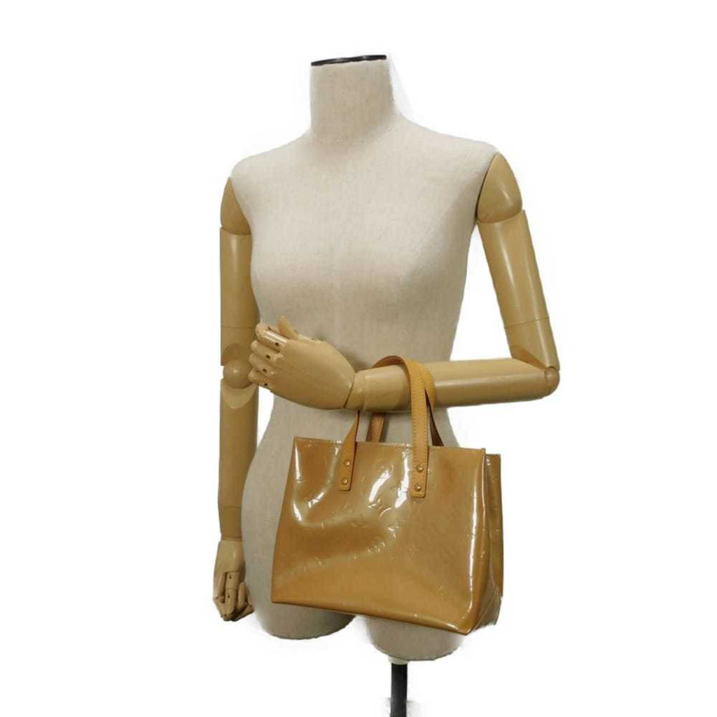 Louis Vuitton Beige Noisette Monogram Vernis Handbag Tote Bag (Pre-Owned)