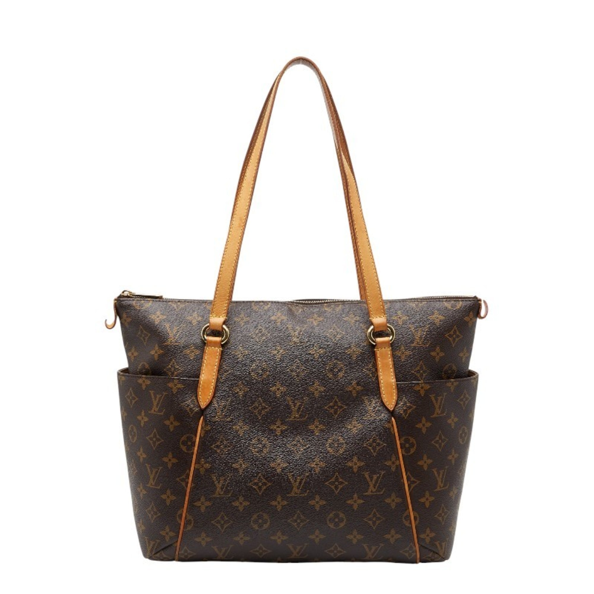 Louis Vuitton Brown Pvc Leather Shoulder Bag Tote Bag (Pre-Owned)